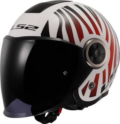 LS2, Casque Moto Jet Classy Cool White Wineberry, L