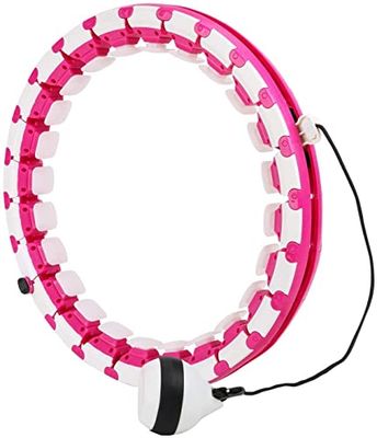 Smart Hula Hoop rosa bianco