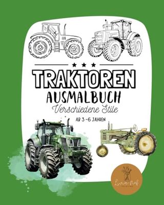 Ausmalbuch Traktoren