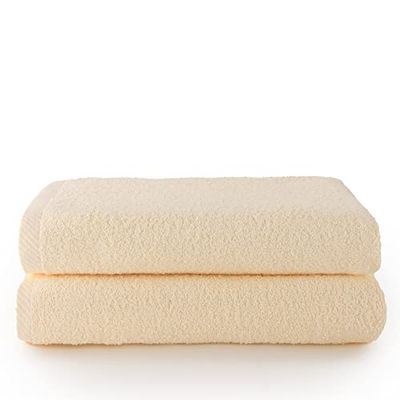 Top Towels - Badhanddoeken - set van 2 handdoeken - 100% katoen - 500 g/m² - afmetingen 70 x 140 cm