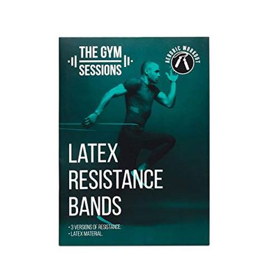 The Gym Sessions Latex motståndsband paket med 3 aerobisk träning