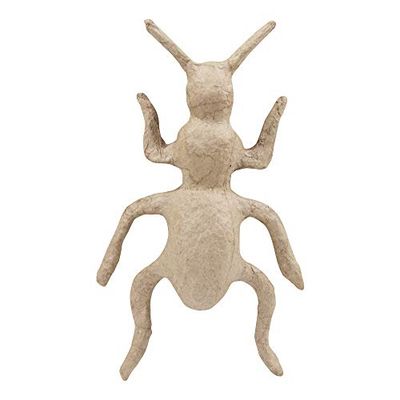 Décopatch - Ref AP165C - Small Ant - Papier Maché Object to Decorate - 3 x 9.5 x 16.5cm - Decorate with Décopatch Papers & PaperPatch Glue, Glitter, Paints
