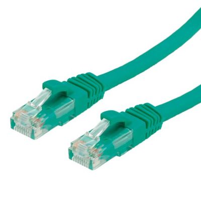 VALUE Cordon LAN Cat 6A Component Level | Câble réseau UTP Ethernet avec connecteur RJ45 | vert 1,5 m