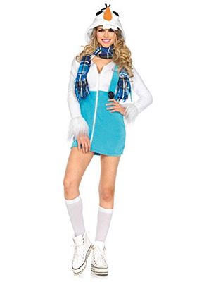 Leg Avenue Cozy Snowman Olav Costume (Large, White)