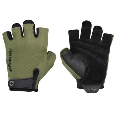 Harbinger Power 2.0 Gewichthefhandschoenen, Unisex, Groen, X-Large