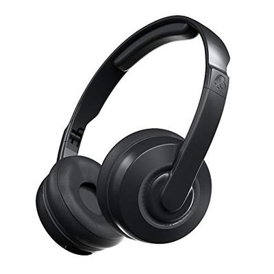 Skullcandy Cassette On-Ear trådlösa hörlurar, 22 timmar Batteritid, mikro, kompatibel med iPhone, Android och Bluetooth-enheter - svart