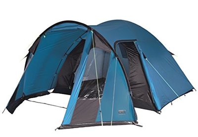 High Peak Tessin 5 loja, unissexo, azul/castanho escuro, 310 x 385 x 190/170 cm