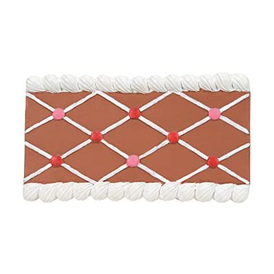 Department 56 Village Accessories Figurine de Route Droite en Pain d'épice Multicolore 1,3 cm