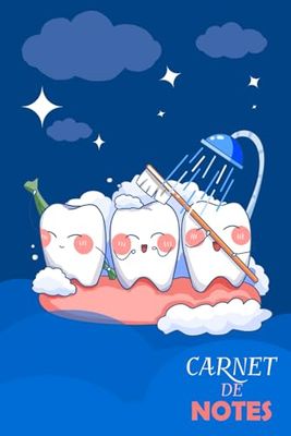 Carnet De Notes Dents: Beau Cahier De Notes Dents, Journal De Mes Dents, Idee Cadeau Dentiste| Agenda Motifs Dents, Prise De Notes