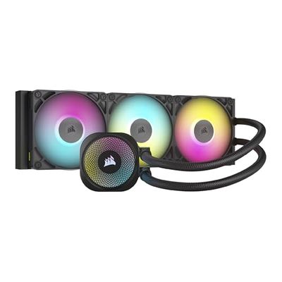 CORSAIR iCUE Link Titan 360 RX RGB Refroidisseur Liquide pour CPU – 360mm AIO – 3X RX120 Ventilateurs RGB Inclus – Convient à Intel LGA 1851/1700, AMD AM5/AM4 – Hub du Système iCUE Link Inclus – Noir
