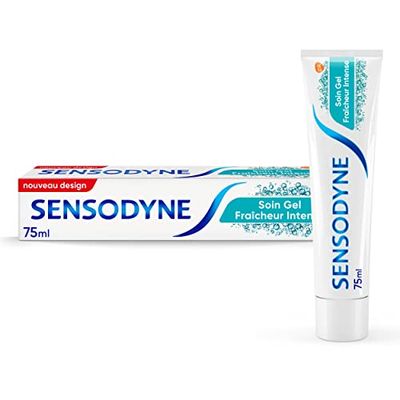Sensodyne Dentifrice Soin Gel Fraîcheur Intense, Limitant la Sensibilité Dentaire, 75 ml