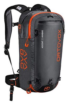 Ortovox ASCENT 22 AVABAG KIT - C: black anthracite T: 22 Liter