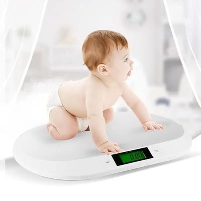 Báscula digital para bebé, hasta 20 kg, con indicador LED, báscula de lactancia, báscula de lactancia, báscula infantil