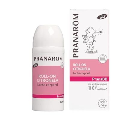 PRANARÔM - Pranabb Roll On anti-mosquitos bio, eficiência 7 horas, com óleos essenciais bio - 30 ml