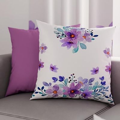 PETTI Artigiani Italiani - Par de Fundas de Almohada 45x45 cm, Pareja de Funda de Cojín Animales Blanco Negro, 100% Microfibra Hipoalergénica, Paquete de 2, Made in Italy