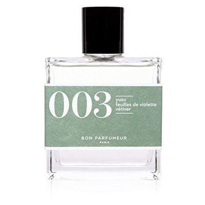Bon Parfumeur - Eau de Cologne Intense 003 - Yuzu Feuilles Violette Vétiver - Parfum Femme & Homme - Notes Végétales - Vaporisateur Parfum (100 mL)