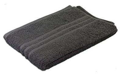Gözze - Elegantes toallas de mano, Set de 2, Sylt, algodón, Tejido base denso (440 g/m²), 50 x 100 cm - Marrón chocolate