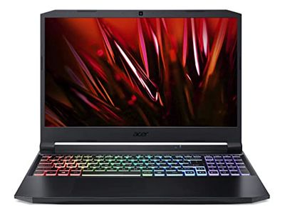 Acer Nitro 5 (AN515-45-R02P) bärbar speldator | 15,6 WQHD 165Hz skärm | AMD Ryzen 9 5900HX | 16 GB RAM | 1 TB SSD | NVIDIA GeForce RTX 3080 | Windows 11 | QWERTZ tangentbord | svartröd