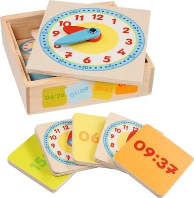 GOKI- Aprende a Leer a Hora No Aplica Relojes de Aprendizaje para niños, Multicolor (58445)