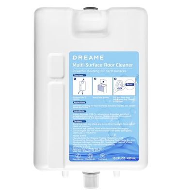 Dreame Solución limpiadora, líquido Adecuado para Todos los Suelos Duros como Madera,baldosas y mármol para el Robot Aspirador L20 Ultra, para Introducir en la estación de Carga, 450ml x 1