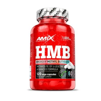 AMIX - Complemento alimentar - HMB - 120 cápsulas - qualidade farmacêutica - aumenta a força - previne o caabolismo muscular - suplemento alimentar ideal para atletas
