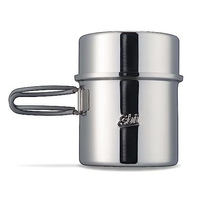 Esbit Edelstahl Topf Recipiente térmico, adulto unissexo, aço inoxidável, 1 l