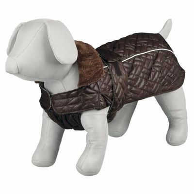 Trixie Rouen - Cappotto invernale per cani, 52 cm, colore: Marrone