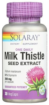 Solaray Milk Thistle 350mg | Cardo Mariano | 30 VegCaps