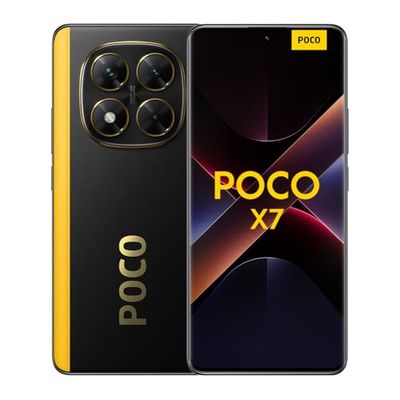 Xiaomi POCO X7 smartphone, 12+512GB, Black, 50MP main camera with OIS, 5110mAh battery, IP68 (no charger included), 2 year Warranty