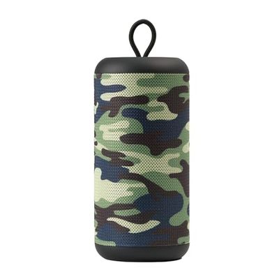 Music Sound | SPEAKER Vertical | Speaker Bluetooth 5.0 Outdoor - 5 Watt di Potenza - PlayTime 4 Ore - Ricarica 1,5 Ore - Entrate micro SD, USB key e Cavo AUX - Fantasia "Camouflage"