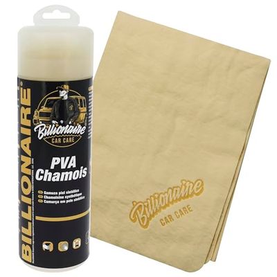 Billionaire Jumbo Faux Leather Extra Large Cloth 64 x 43 cm Super Absorbent Cleaning Cloth without Lint or Scratches