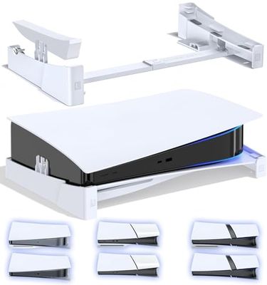 OIVO PS5 horizontale standaard, PS5-houder compatibel met Playstation 5-console, horizontale PS5-houder, PS5-basis, verbeterde PS5-bureaustandaard met bevestigingsschroeven, PS5-accessoires