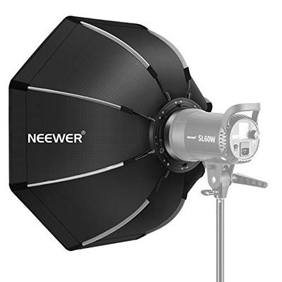 NEEWER Softbox Ottagonale da 90cm a Sgancio Rapido, con Attacco Bowens, Borsa da Trasporto Compatibile con CB60 CB100 CB150 Vision 4 S101-300W/400W NEEWER e Altre Luci con Bowens Mount-SF-RPBO36