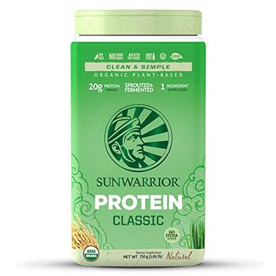 Sunwarrior Classic Plant-Based Natural Protein Powder, 750 g