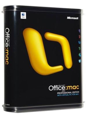 Microsoft Office Mac Pro 2004 English