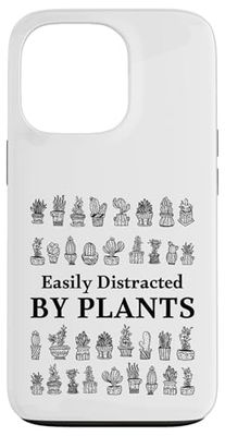 Facilmente distratto da piante, amanti delle piante divertente giardiniere Custodia per iPhone 13 Pro