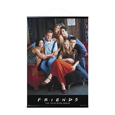 Grupo Erik Magnetic Wall Hanger + Poster, Friends, 61 x 91,5 cm