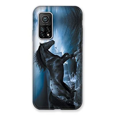 Beschermhoes voor Xiaomi Mi 10T / Mi 10T Pro Paard, Zwart