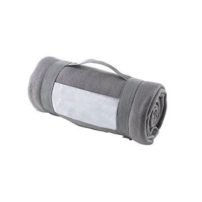 eBuyGB Jeté de lit de Luxe Chaud pour canapé, lit, Festival, Camping, Pique-Nique, Tapis, pub, Bar, extérieur, siège, Gris, Taille Unique