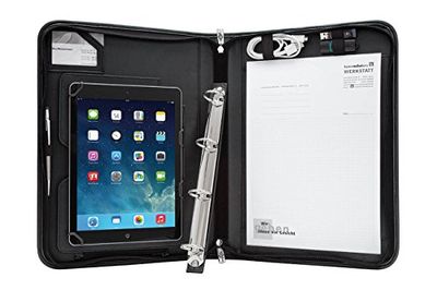 Wedo 5875901 Tablet Organizer Elegance (met universele houder voor Tablet PC A4. zwart