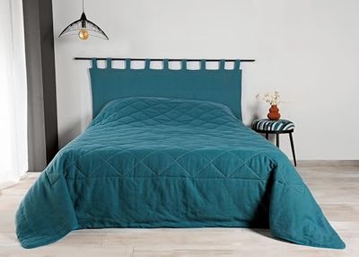 LINDER Libeccio Sprei, 100% linnen, 180 x 240 cm, eendenblauw