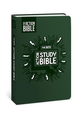 The Niv Action Study Bible: Leathersoft, Forest, Full Color