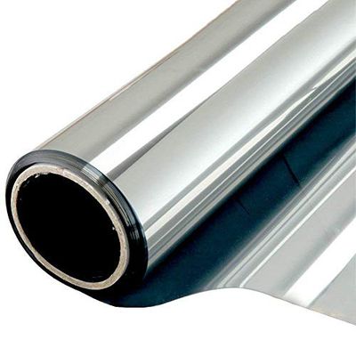 WPCTEV Película de Espejo unidireccional para Ventana, privacidad Diurna, estática, no Adhesiva, Decorativa, Control de Calor, Anti UV, Tintado de Ventanas, para el hogar y la Oficina, Plata, 6 mil,