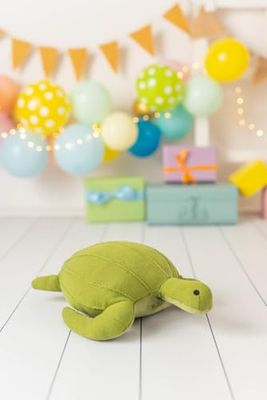 Peluche algodón tortuga verde
