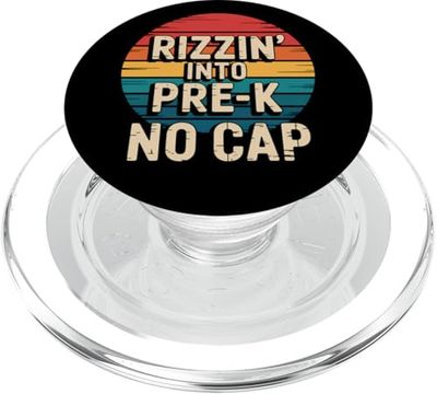 Pre-K Back to School Rizzin Into Pre-K PopSockets PopGrip for MagSafe