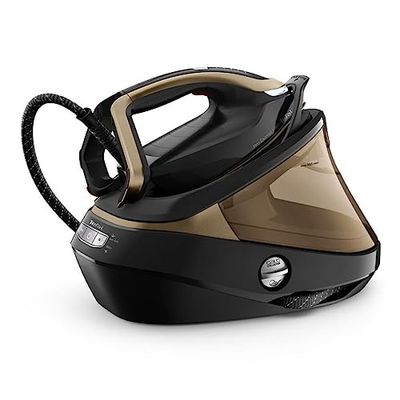 Tefal Pro Express Vision GV9820E0 steam ironing station 3000 W 1.1 L Durilium AirGlide Autoclean soleplate Black, Gold