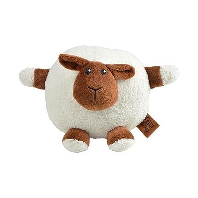 Pluche speelgoed, bal, schaap, geluid, polyester, D14 x H 20 cm, Wooly