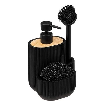 5five - tvåldispenser med tillbehör 500 ml Blackwood svart