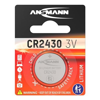 Ansmann 5020092 CR 2430 - Pilhas de botão em blister, bateria de lítio - 3V