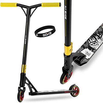 SOKE XTR Scooter zwart/geel/Soke XTR Performance Scooter
